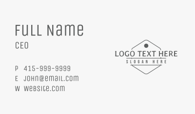 Urban Apparel Badge Business Card Image Preview