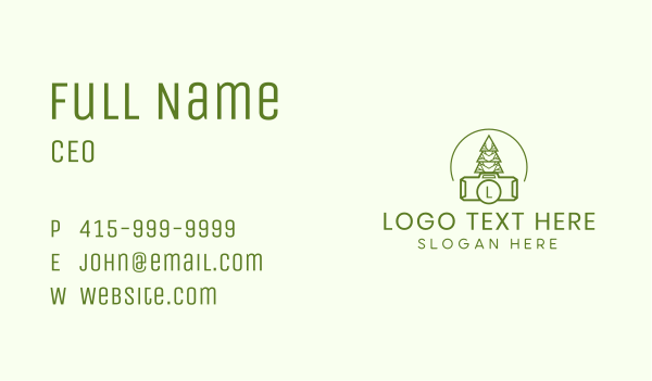 Nature Tree Photography Business Card Design Image Preview