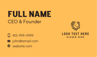 Minimalist Lion Head Gaming Business Card Image Preview