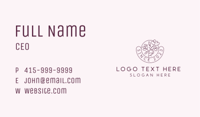 Beauty Floral Boutique Business Card Image Preview