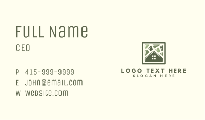 House Floor Decor Business Card Image Preview