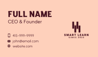 Professional H & H Monogram Business Card Image Preview