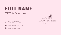 Bikini Lingerie Woman Business Card Image Preview