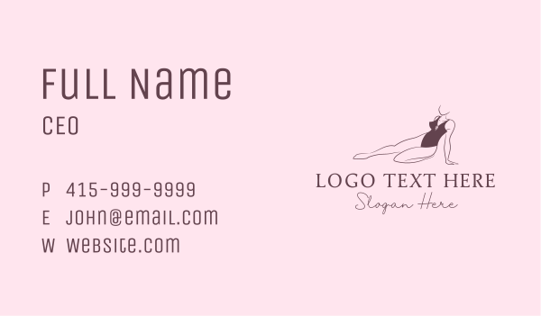 Bikini Lingerie Woman Business Card Design Image Preview