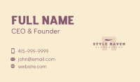 Classic Landmark Building Business Card Image Preview