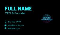 Y2K Futuristic World Business Card Design