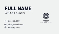 Animal Lion Shield Business Card Image Preview