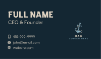 Anchor Rope Letter E Business Card Image Preview