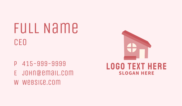 Small House Property Business Card Design Image Preview