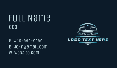 Jeep Vehicle Garage Business Card Image Preview