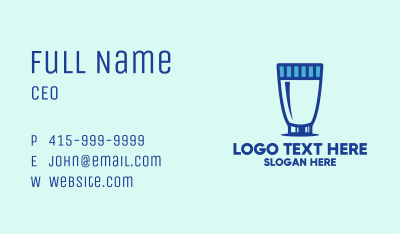 Simple Milk Glass Business Card Image Preview