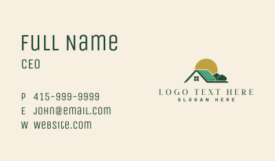 Suburb Home Residential Business Card Image Preview