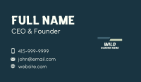 Professional Business Wordmark Business Card Image Preview