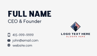 Patriotic Eagle Flag Business Card Preview