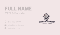 Fierce Wolf Esport Gaming Business Card Image Preview
