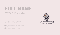 Fierce Wolf Esport Gaming Business Card Image Preview