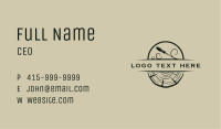 Wood Chisel Carpentry Business Card Image Preview