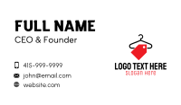 Hanger Apparel Tag  Business Card Image Preview