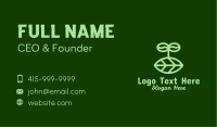 Organic Leaf Sprout Business Card Image Preview