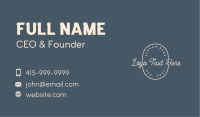 Stylist Feminine Wordmark Business Card Image Preview