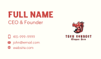 Red Dragon Mythical Creature Business Card Image Preview