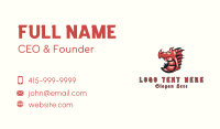 Red Dragon Mythical Creature Business Card Image Preview