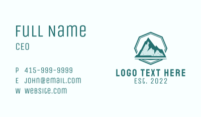 Rustic Iceberg  Business Card