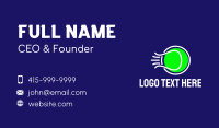 Fast Tennis Ball  Business Card Preview