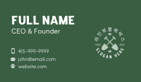 Gardener Landscaping Shovel Business Card Image Preview