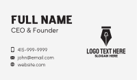 Lampshade Pen Ghostwriter Business Card Image Preview