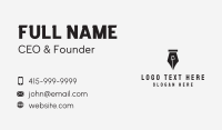 Lampshade Pen Ghostwriter Business Card Image Preview