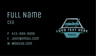 Automobile Towing Truck Business Card Image Preview
