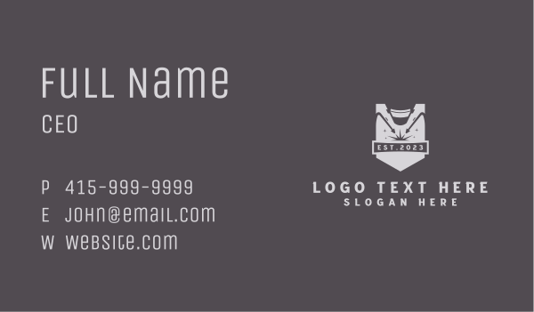 Welding Torch Metalwork Business Card Design Image Preview