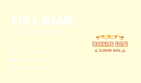 Colorful Festival Wordmark Business Card Image Preview