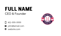 Baseball League Championship Business Card Design