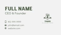 Tree Book Author Business Card Image Preview