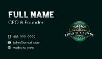 Medical Caduceus Physician Business Card Preview
