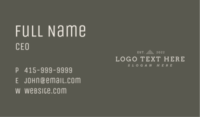 Vintage General Store Business Card Image Preview