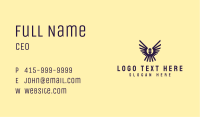 Podcast Microphone Wings Business Card Image Preview