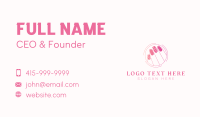 Nail Polish Salon Business Card Design