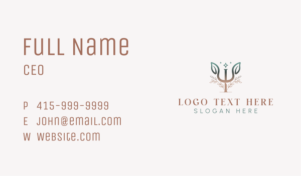 Psychology Floral Counseling Business Card Design Image Preview
