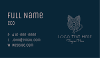 Bear Crochet Yarn Business Card Image Preview