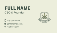 Green Cannabis Farm Business Card Image Preview