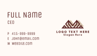 Mountain Travel Landmark Business Card Image Preview