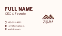 Mountain Travel Landmark Business Card Image Preview