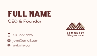 Mountain Travel Landmark Business Card Design