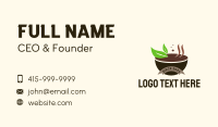 Organic Soup Bowl  Business Card Image Preview