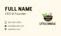 Organic Soup Bowl  Business Card Image Preview