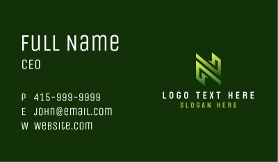 Generic Letter N Business Business Card Image Preview