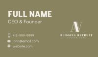 Elegant Company Monogram Business Card Image Preview